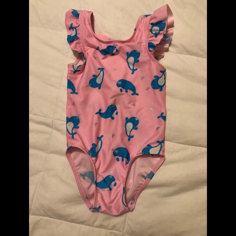Cat and Jack toddler girls one piece swimsuit
